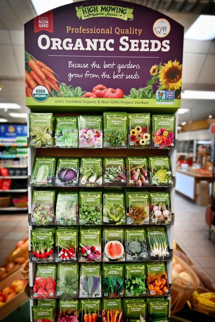 Organic seed display